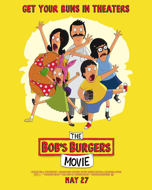 Bob's Burgers The Movie 4 Poster Canvas Movie Film Print A0 A1 A2 A3 A4 A5 A6 Ar