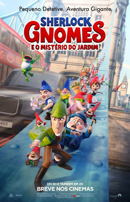 Sherlock Gnomes (2018)_9 Poster Canvas Movie Film Print A0 A1 A2 A3 A4 A5 A6 Art