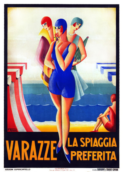 50754867937_ROMOLI, Filippo. Varazze, La Spiaggia Preferita, 1929-artofuniverse0