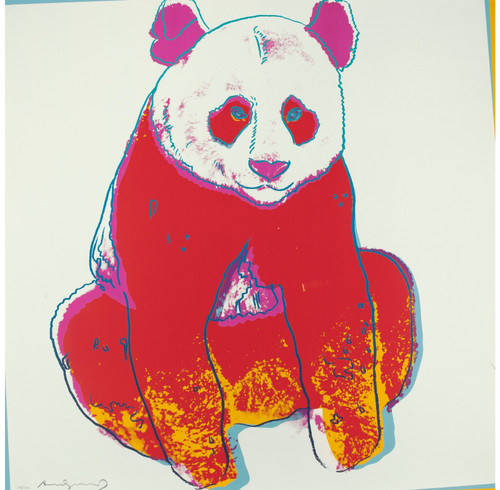 Andy Warhol - Panda Endangered Species 1983 Poster Canvas Print Art Painting Dec