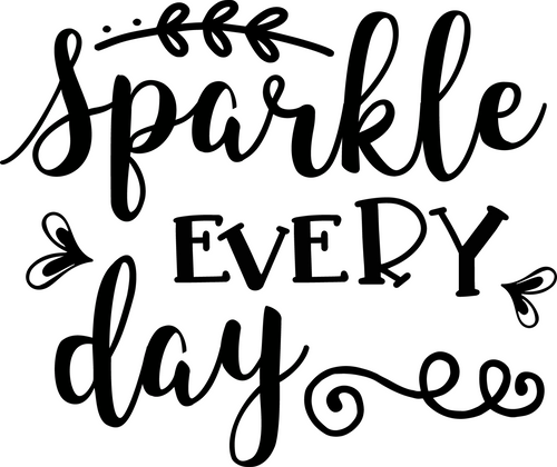 Sparkle Every Day Poster Canvas Movie Film Print A0 A1 A2 A3 A4 A5 A6 Art Wall D