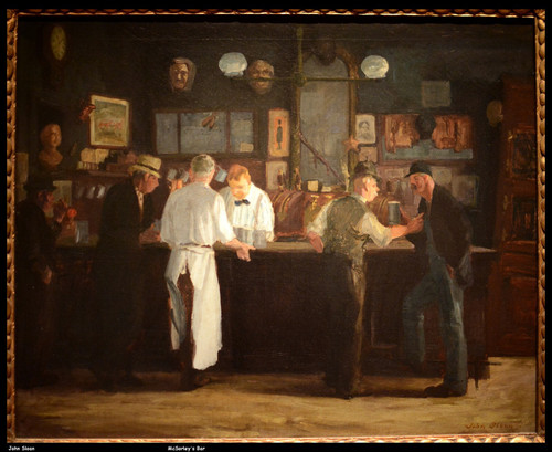 john-sloan---mcsorleys-bar--jpb_29272694831_o(1) Poster Canvas Movie Film Print