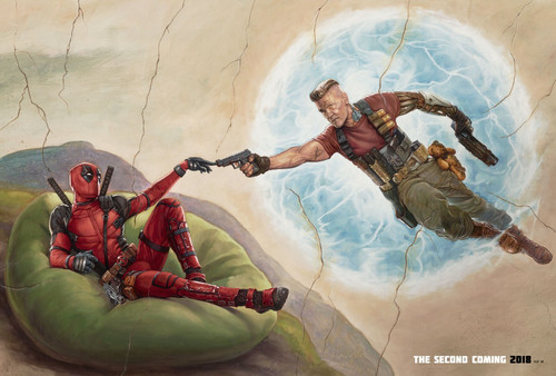 Deadpool 2 (2018)_2 Movie Film Poster Canvas iconic design