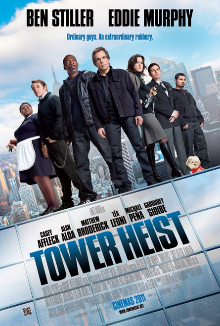 Tower Heist (2011)_2 Poster Canvas Movie Film Print A0 A1 A2 A3 A4 A5 A6 Art Wal