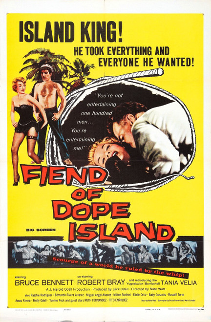 Fiend Of Dope Island 01 Poster Canvas Movie Film Print A0 A1 A2 A3 A4 A5 A6 Art