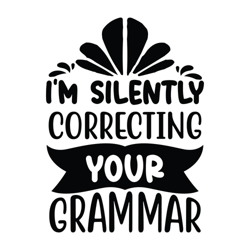 I m silently correcting your grammar=2-01 Poster Canvas Movie Film Print A0 A1 A
