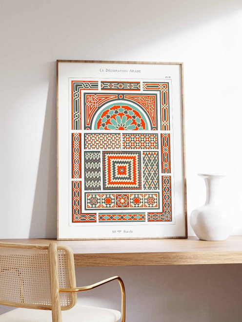 0_Arabic Poster, Arabian Wall Art, Vintage Arabic Decor, Islamic Wall Print, Pat