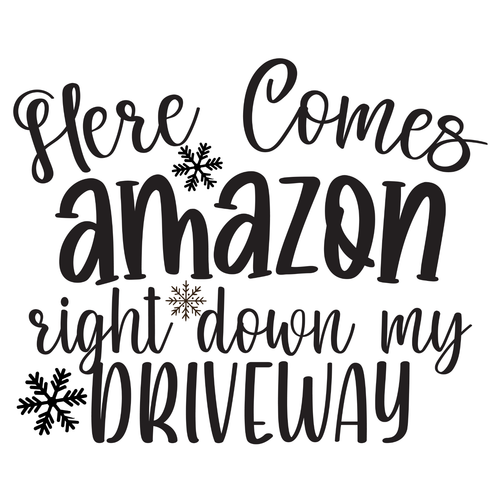 Here comes amazon right down my driveway-01 Poster Canvas Movie Film Print A0 A1