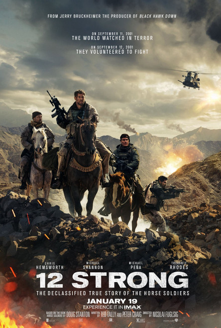 12 Strong 3 Poster Canvas Movie Film Print A0 A1 A2 A3 A4 A5 A6 Art Wall Decora