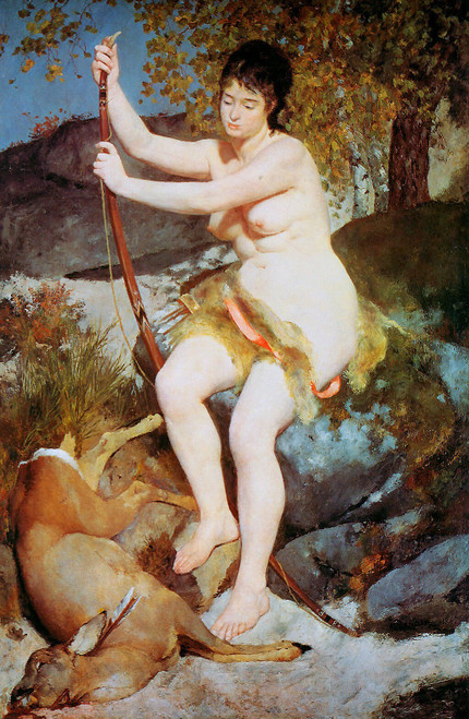 RenoirPierreAuguste-Diana-Sun Poster Canvas Movie Film Print A0 A1 A2 A3 A4 A5 A