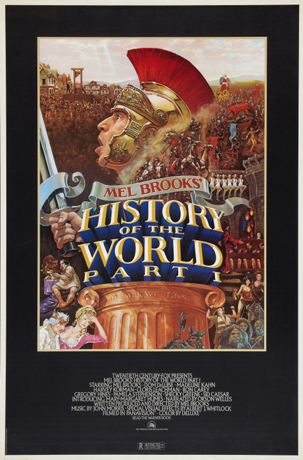 The History of the World_ Part I (1981)_0 Poster Canvas Movie Film Print A0 A1 A