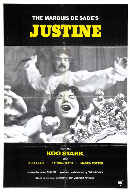 Justine 1977 Poster 01 Poster Canvas Movie Film Print A0 A1 A2 A3 A4 A5 A6 Art W