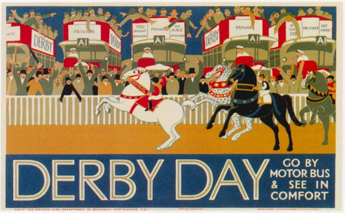1928-Derby Day Poster Canvas Movie Film Print A0 A1 A2 A3 A4 A5 A6 Art Wall Deco