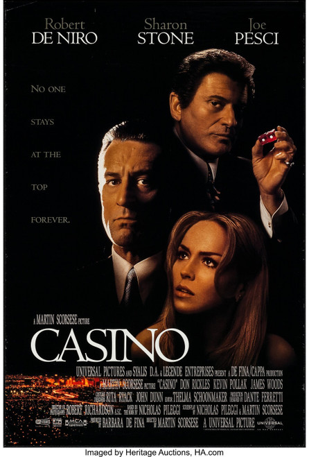 CASINO (1995) 3 Poster Canvas Movie Film Print A0 A1 A2 A3 A4 A5 A6 Art Wall Dec