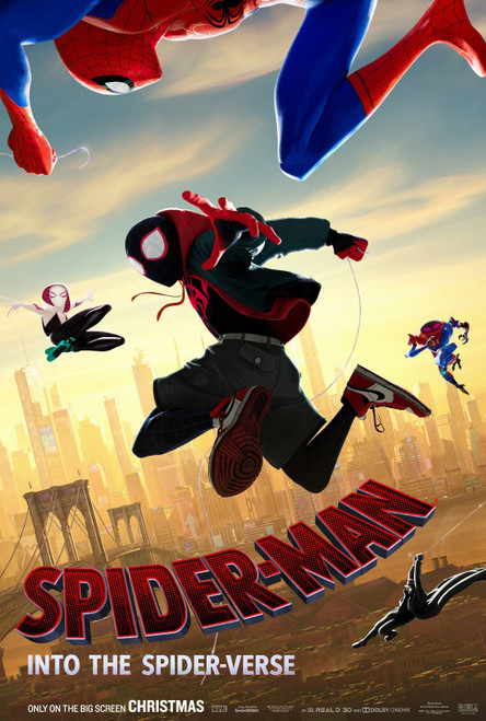 Spider-Man_ Into the Spider-Verse (2018)_2 Poster Canvas Movie Film Print A0 A1