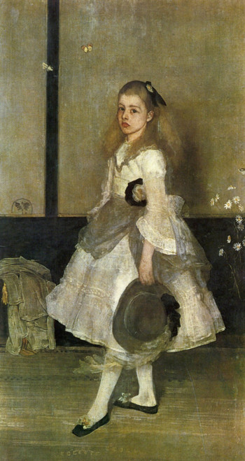 1872 1874 James Whistler Portrait de Miss Alexander American painting Poster Can