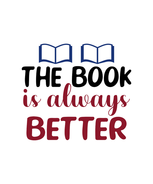 The book is always better-01 (7) Poster Canvas Movie Film Print A0 A1 A2 A3 A4 A