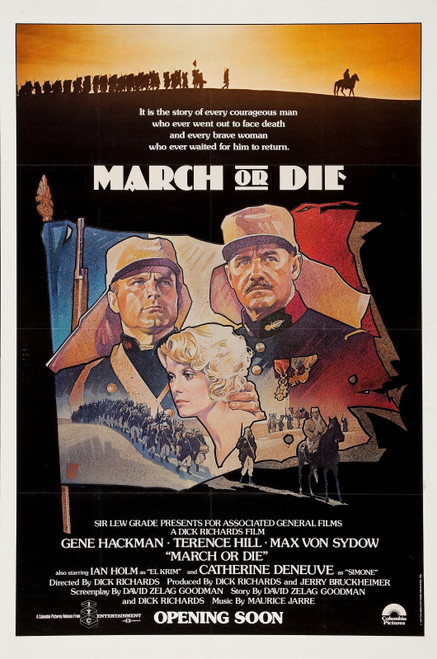 March or Die (1977)_4 Poster Canvas Movie Film Print A0 A1 A2 A3 A4 A5 A6 Art Wa