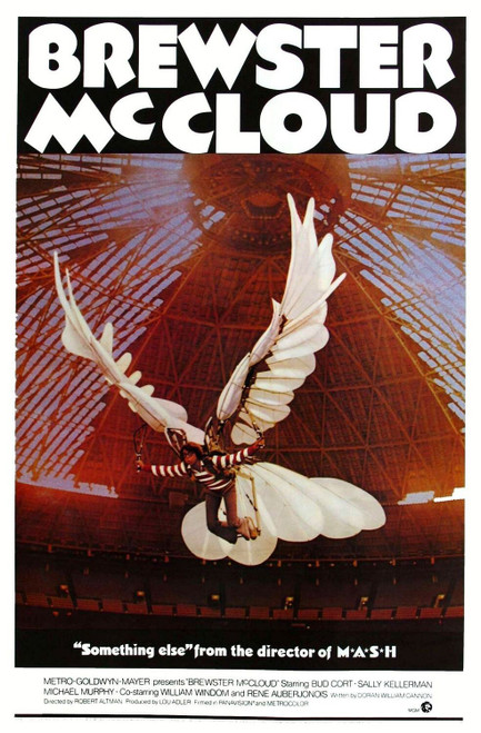 Brewster McCloud (1970)_0 Movie Film Poster Canvas iconic design