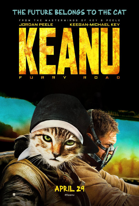 Keanu (2016)_4 Poster Canvas Movie Film Print A0 A1 A2 A3 A4 A5 A6 Art Wall Deco