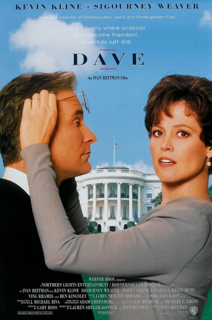 Dave (1993)_2 Movie Film Poster Canvas iconic design