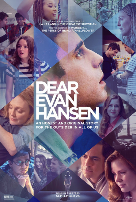 Dear Evan Hansen (2021)_3 Movie Film Poster Canvas iconic design
