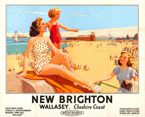 51334733424_DIXON, George S. New Brighton, Wallasey, Cheshire Coast, 1949.-artof