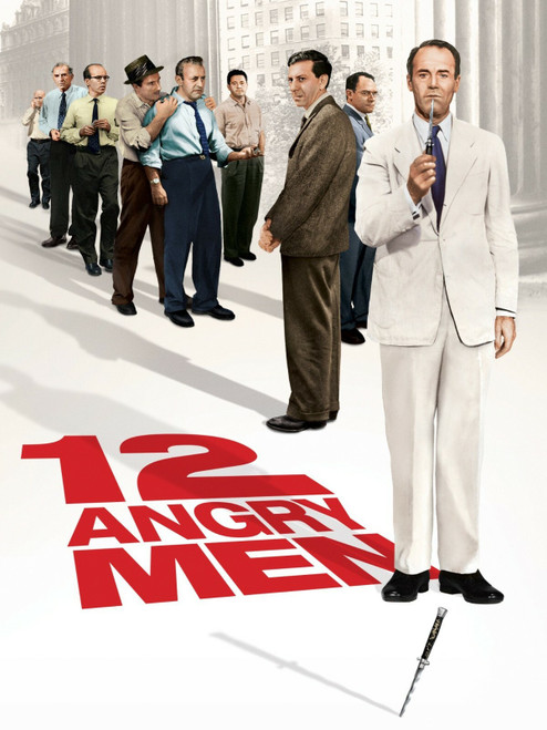 12 Angry Men 2- Poster (A0-A4) Film Movie Picture Art Wall Decor Actor