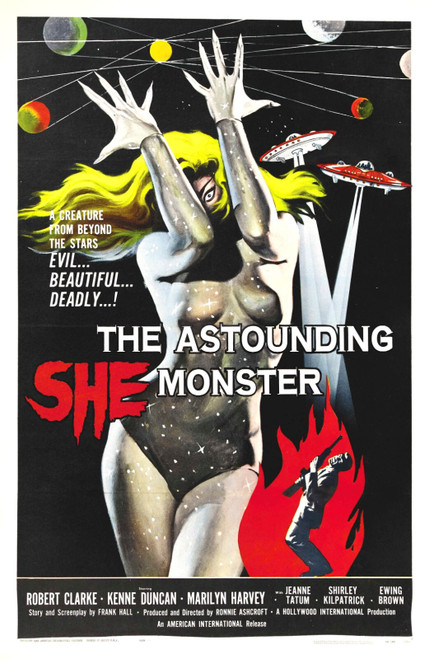 Astounding She Monster 01 Poster Canvas Movie Film Print A0 A1 A2 A3 A4 A5 A6 Ar