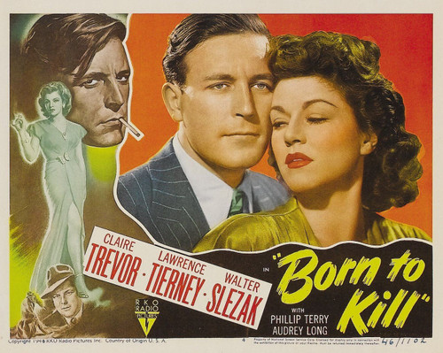 Born to Kill (1947)_4 Movie Film Poster Canvas iconic design Born to Kill (1947)_4 Movie Film Poster Canvas iconic design