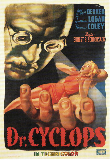 Doctor Cyclops( Dr. Cyclops) Italian- 1940 Art Gallery Poster Canvas Print Wall