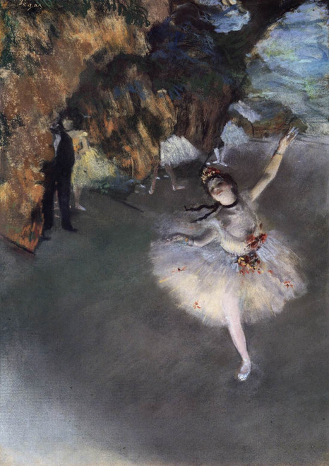 Edgar Degas 27 - Dancer on the stage Poster Canvas Movie Film Print A0 A1 A2 A3