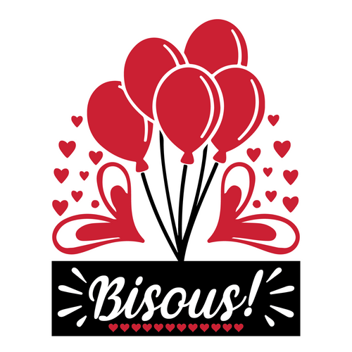 Bisous!-01 Poster Canvas Movie Film Print A0 A1 A2 A3 A4 A5 A6 Art Wall Decorati