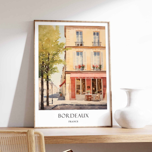 3_Bordeaux Poster, France Poster, Bordeaux City, Bordeaux Wine, Bordeaux France,