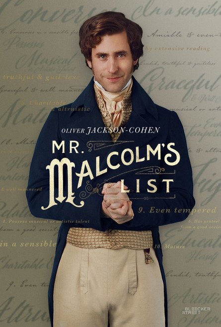 Mr. Malcolm_s List (2022)_7 Poster Canvas Movie Film Print A0 A1 A2 A3 A4 A5 A6