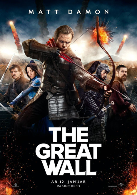 The Great Wall (2016)_19 Poster Canvas Movie Film Print A0 A1 A2 A3 A4 A5 A6 Art