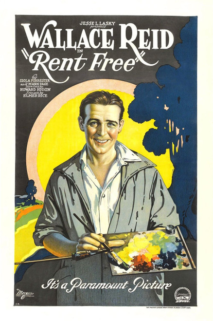 Rent Free (1922)_0 Poster Canvas Movie Film Print A0 A1 A2 A3 A4 A5 A6 Art Wall
