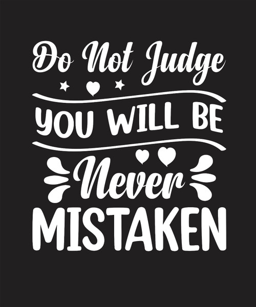 do not judge you will be never mistaken Poster Canvas Movie Film Print A0 A1 A2