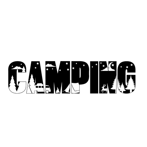 Camping Poster Canvas Movie Film Print A0 A1 A2 A3 A4 A5 A6 Art Wall Decoration