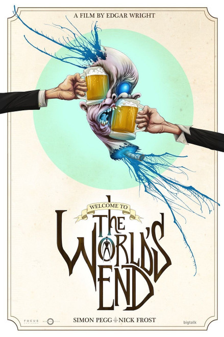 the world's end 6 Poster Canvas Movie Film Print A0 A1 A2 A3 A4 A5 A6 Art Wall D