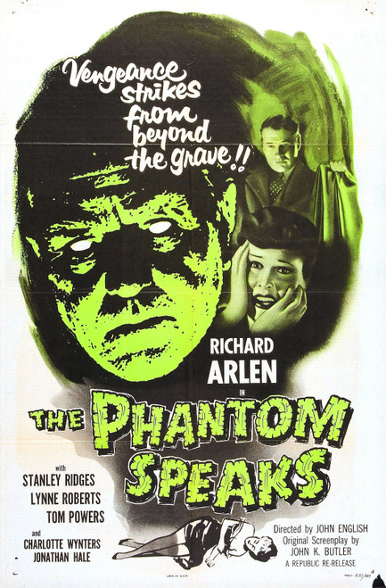 Phantom Speaks 02 Poster Canvas Movie Film Print A0 A1 A2 A3 A4 A5 A6 Art Wall D