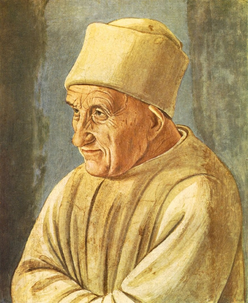 Lippi_Filippino_Portrait_of_an_Old_Man_1485 Art Gallery Poster Canvas Print Wall