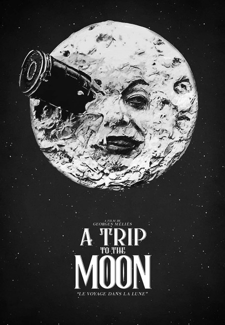 a trip to the moon 6 Poster Canvas Movie Film Print A0 A1 A2 A3 A4 A5 A6 Art Wal