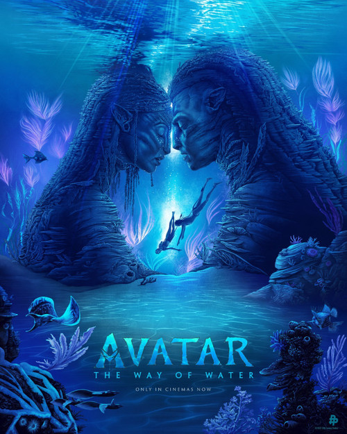 Avatar The Way of Water 7A Poster Canvas Movie Film Print A0 A1 A2 A3 A4 A5 A6 A