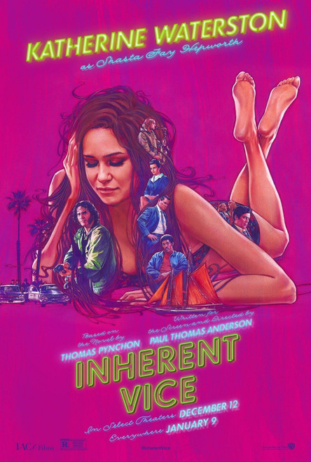 Inherent Vice (2014)_12 Poster Canvas Movie Film Print A0 A1 A2 A3 A4 A5 A6 Art