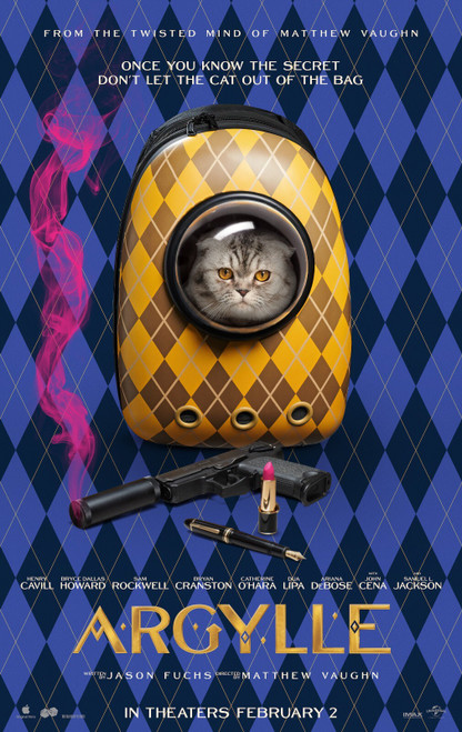 Argylle (2024)_1 Movie Film Poster Canvas iconic design