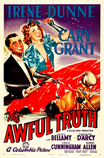 The Awful Truth (1937)_0 Poster Canvas Movie Film Print A0 A1 A2 A3 A4 A5 A6 Art