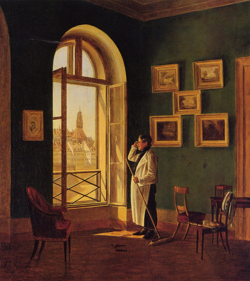 MoreauNikolaus-View_from_a_Room_in_Diana_Baths_(Unedited)-Sun Poster Canvas Movi