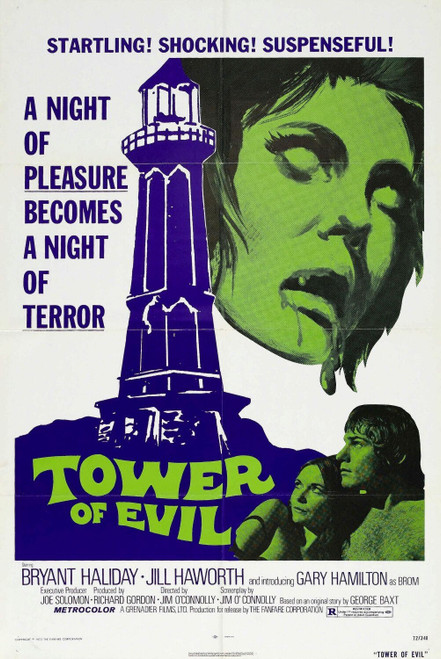 Tower of Evil (1972)_0 Poster Canvas Movie Film Print A0 A1 A2 A3 A4 A5 A6 Art W
