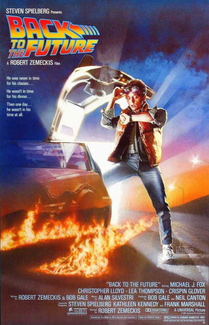 back to the future 1 Poster Canvas Movie Film Print A0 A1 A2 A3 A4 A5 A6 Art Wal
